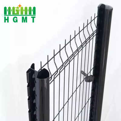 Hochwertige Gartenfarm Außen PVC beschichtet Galvanisiert V Biegen gekrümmt 3d Drahtnetz Zaun Panel