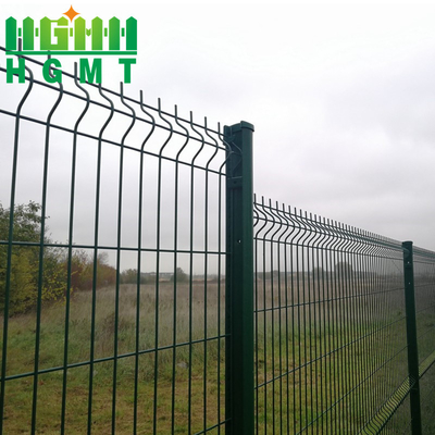 Garten-Sicherheits-Perimeter Biegen 3d geschwungenes Drahtnetz Zaun Einfache Installation