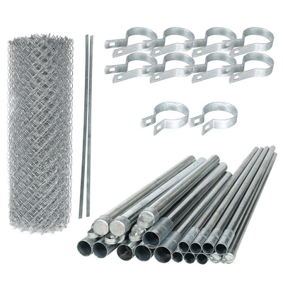 6 Fußkettenverbindung Zaunplatten Metall Typ Eisendraht Dia 4/4.5mm Für temporäre Anwendungen