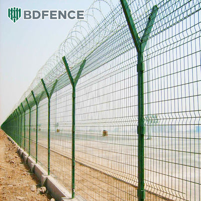 2.5mm South Africa 358 High Security Fence Galvanized Wire Powder Coated