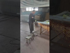 Polieren und schleifen von Verzinkten vor der Pulverbeschichtung