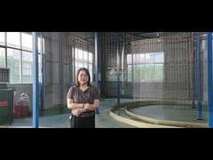 Der grüne 3D-Zaun wurde so gemacht.