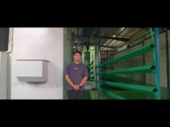 Quadratische Pfosten, die mit Pulverbeschichtung versehen sind