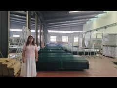 Anti-Kletter-Sicherheitszaun pulverbeschichtet grün