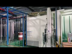 Sicherheitszaun mit quadratischem Pfosten, pulverbeschichtet